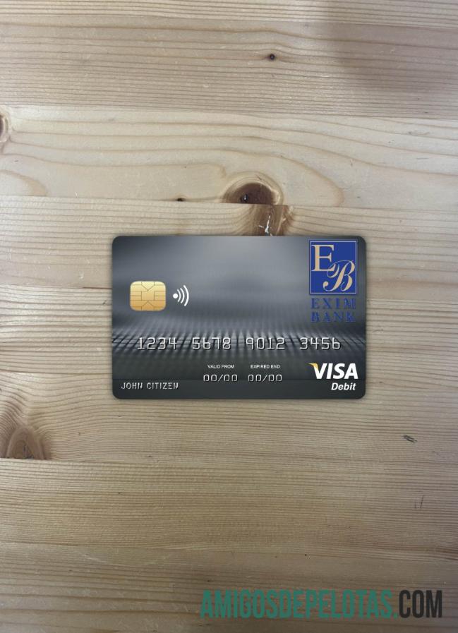 Comores Exim Bank Visa Card Photolook Front baixar para verificação